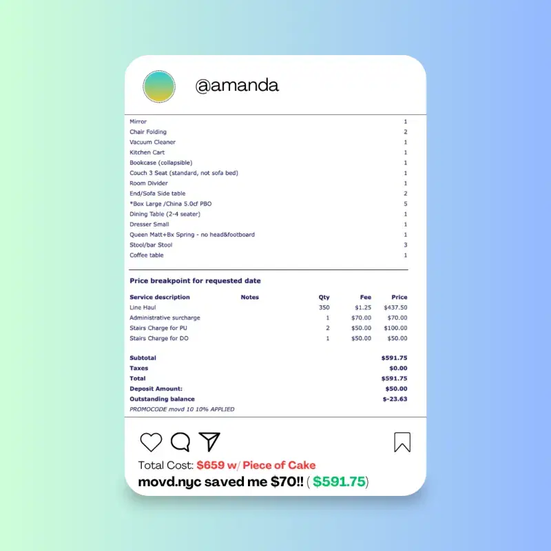 Amanda's testimonial